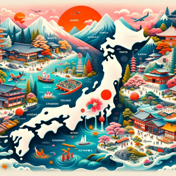 Overview of Japan's regions and landscapes