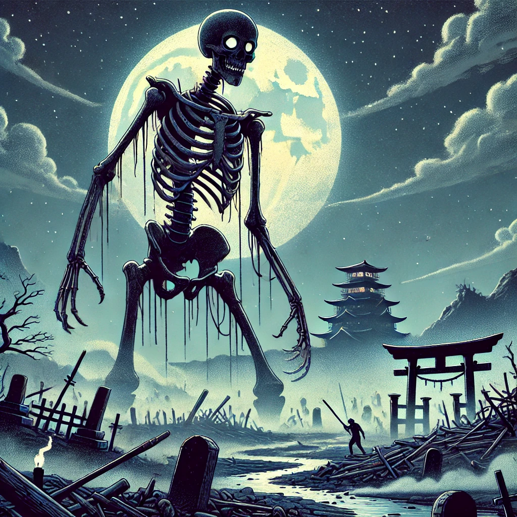 famous japanese folklore and legends by region. Chugoku The Hungry Skeleton – Gashadokuro