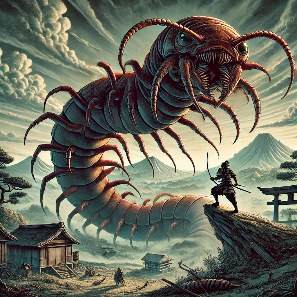 famous japanese folklore and legends by region. Kansai The Gigantic Centipede – Oomukade