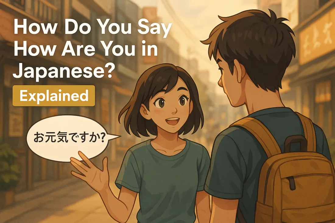 How Do You Say How Are You in Japanese? Explained