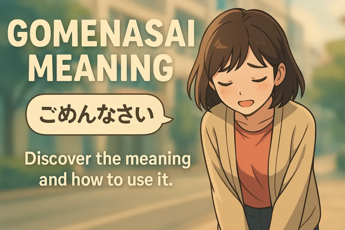 Gomenasai Meaning: How to Say Sorry in Japanese