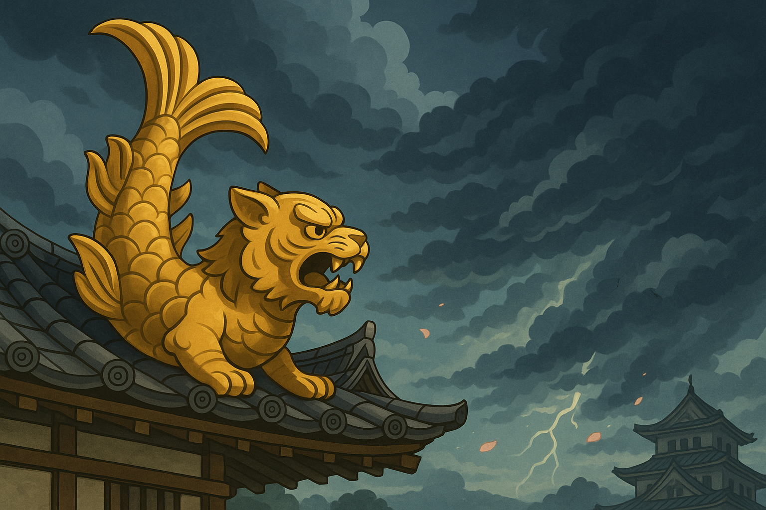 Shachihoko: The Mythical Castle Guardian of Japan | Wakoku